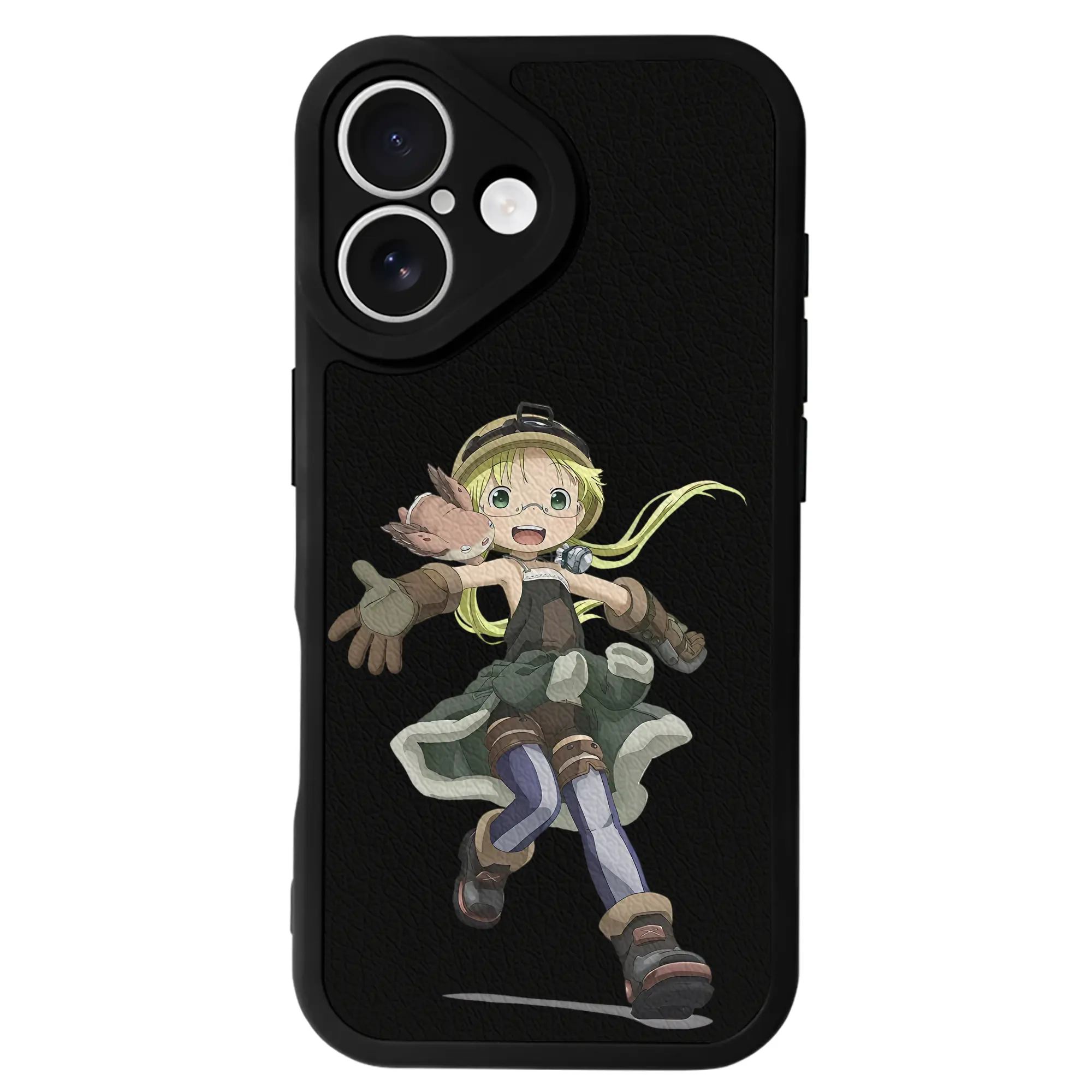 メイドインアビス グッズ,リコ - IPhone 16シリーズ対応 ・ シリコンスマホケース ・ レザー調 ・ 高精度フィット ・ 耐衝撃 ・ ワイヤレス充電対応 ・ 精密カット